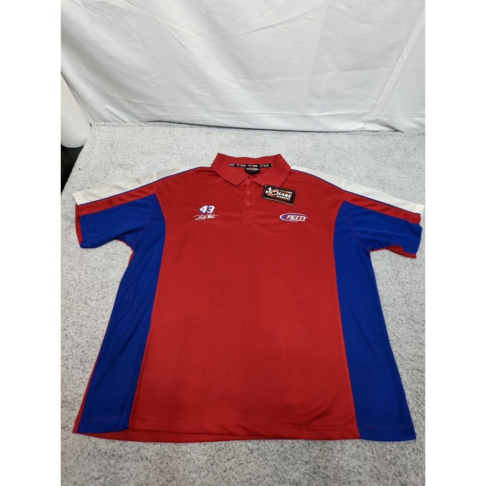 Petty Enterprises Billy Elliot Chase Authentics Polo‎ Mens 2XL NWT Red & Blue